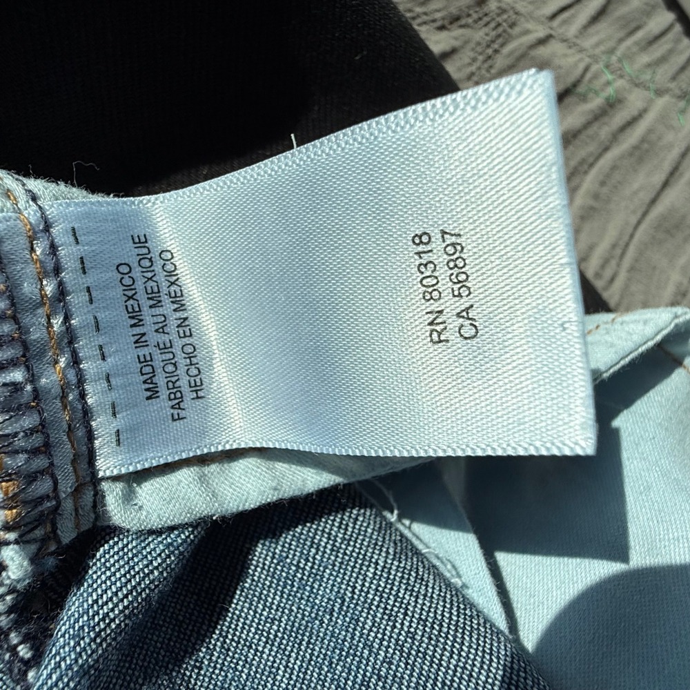 Lucky Brand Mid Rise Sweet Straight Leg Jeans Women's 27x32 Dark Wash Denim - Picture 9 of 9